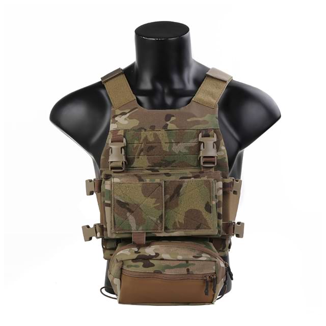 Conjunto de chaleco estilo Emersongear FCS con plataforma de pecho MK 