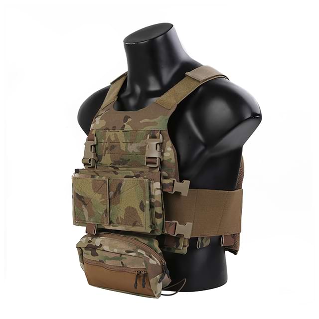 Conjunto de chaleco estilo Emersongear FCS con plataforma de pecho MK 