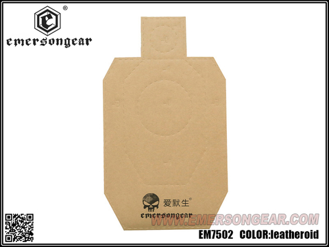 Objetivo de tiro de papel EmersonGear IDPA de 10 pulgadas