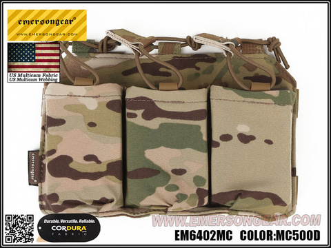 Bolsa para cargador triple Emersongear Precision para: chaleco SS TAC