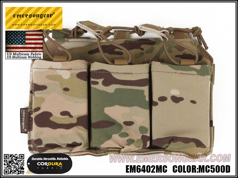 Bolsa para cargador triple Emersongear Precision para: chaleco SS TAC