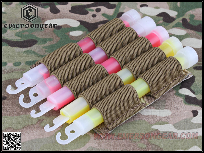 Bolsa/velcro para bastón de luz militar EmersonGear