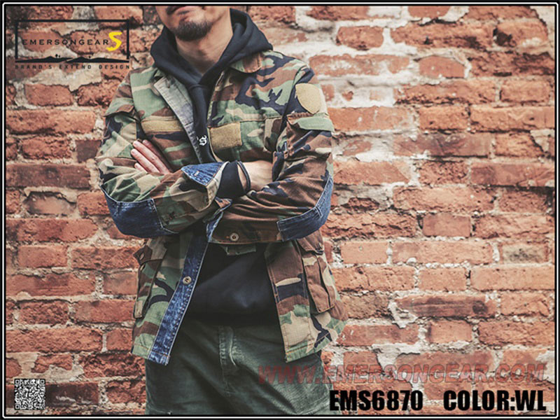 EmersongearS Chaqueta BDU estilo vintage