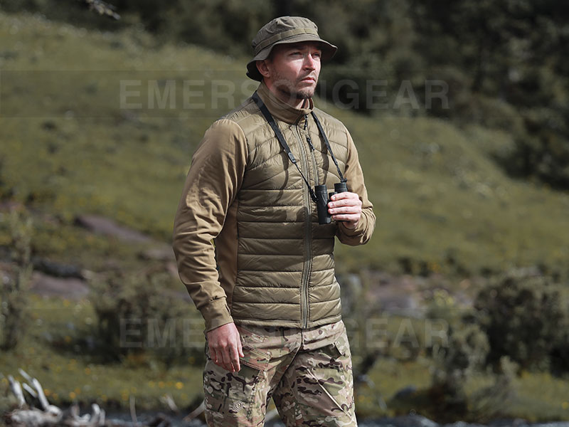 Emersongear Chaqueta térmica de capa media de algodón Thinsulate 3M 'Snow Panther'