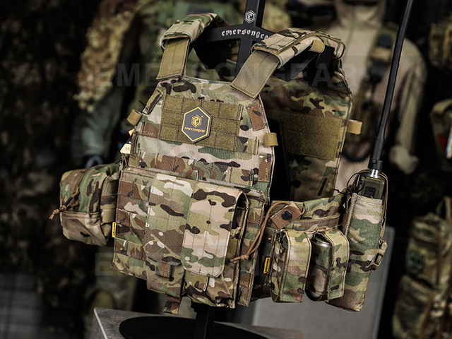 EMERSGAREAR MILITAR TACITICAL COMBATA COLPER CHOLE LBT 6094A Estilo con 3 bolsas