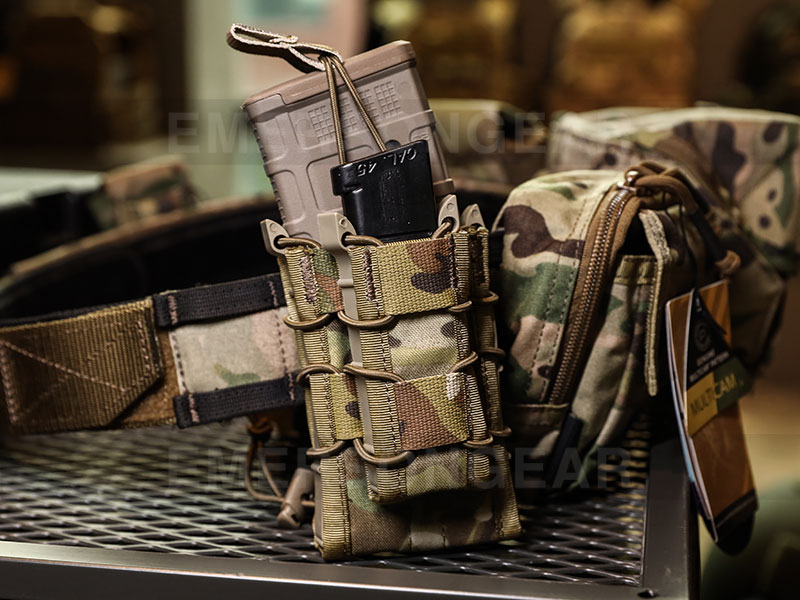 Emersongear - Bolsa para revistas de doble capa para pistola y rifle táctico militar