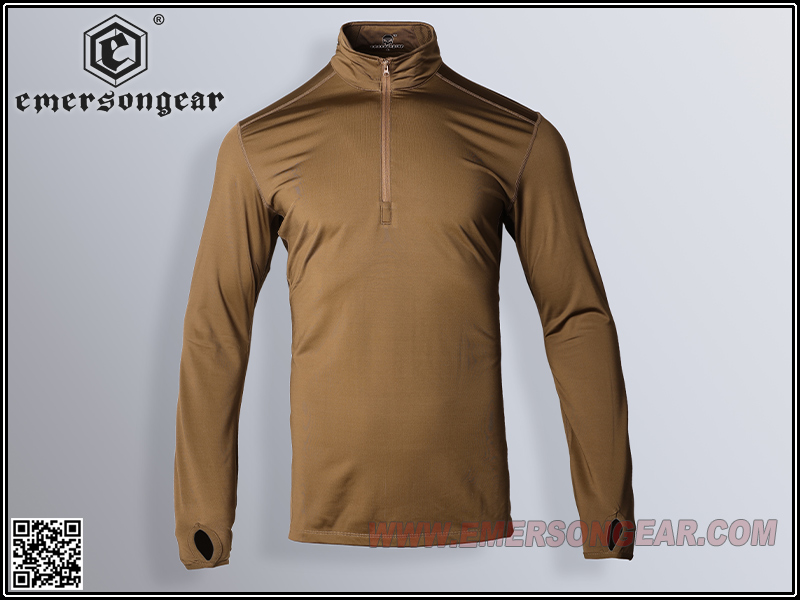 EmersonGear versión con cremallera ropa interior cálida y transpirable