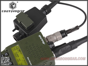 EmersonGear PRC-152 Radio ficticia+6 pines TEA PTT