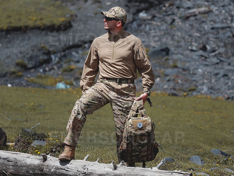 Emersongear Camiseta de manga larga de combate de tejido funcional Dri-Release 'Disguise'