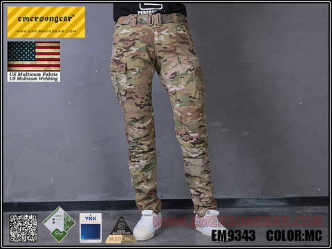 Pantalón táctico EmersonGear etiqueta azul para mujer - Multicam