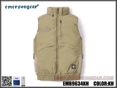 Chaleco de invierno Emersongear con etiqueta azul 'Thunderbird'