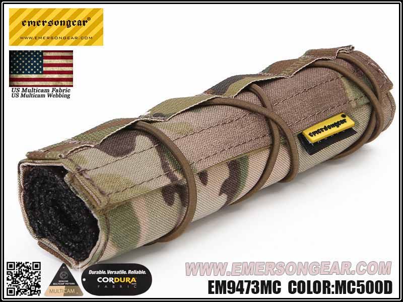 Cubierta para supresor Airsoft EmersonGear de 18 cm