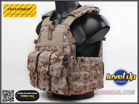 Chaleco táctico tipo bolsa EmersonGear 094K M4