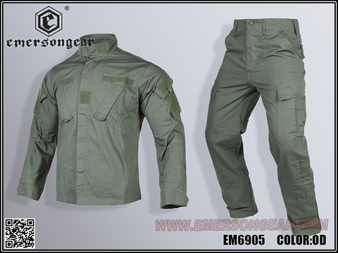 Conjunto de uniforme EmersonGear ARMY BDU