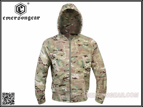 EmersonGear MC Sudaderas con capucha polar cálidas