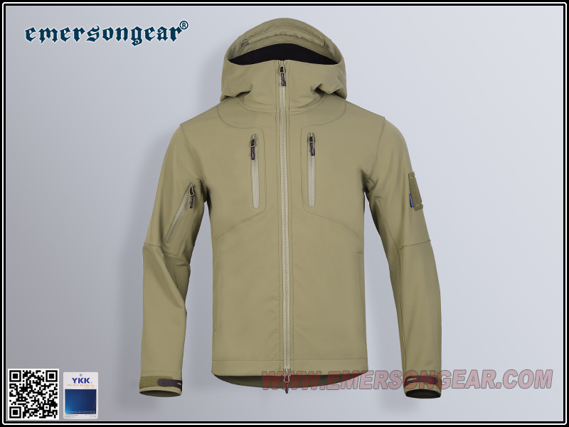 Chaqueta funcional EmersonGear con etiqueta azul 'Spinosaurus'