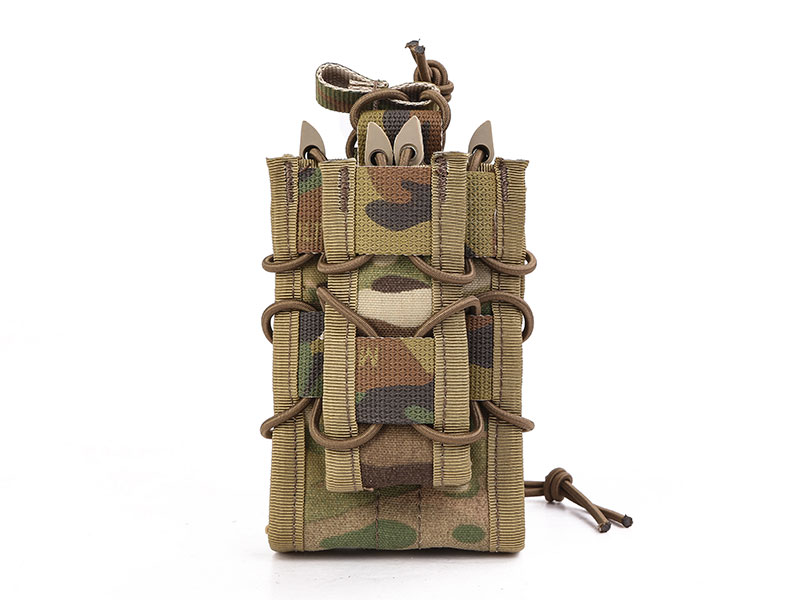 Emersongear - Bolsa para revistas de doble capa para pistola y rifle táctico militar