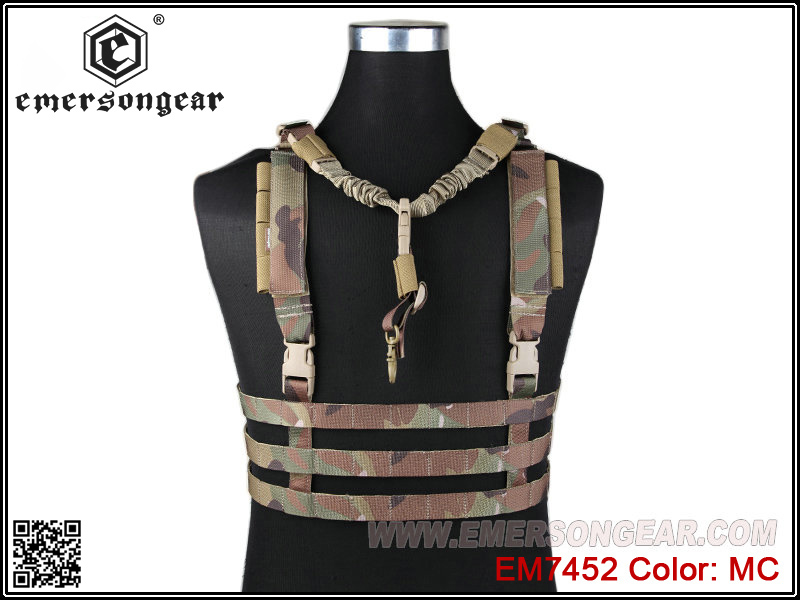 Plataforma de pecho de perfil bajo con sistema MOLLE EmersonGear