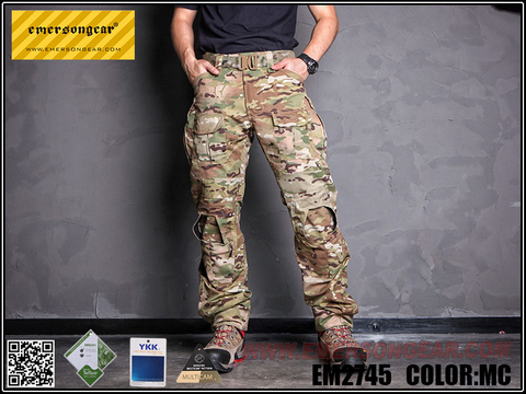 Pantalones tácticos de combate G2 con etiqueta azul de EmersonGear