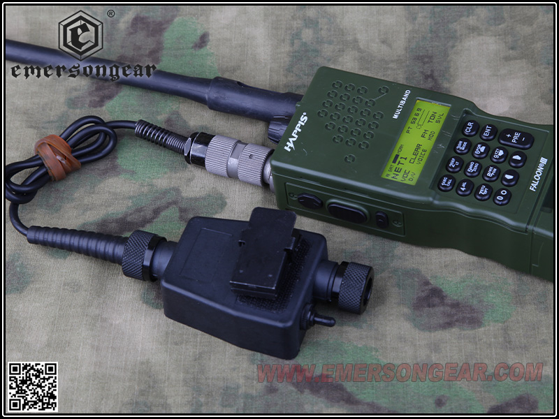 EmersonGear PRC-152 Radio ficticia + Juego PTT TEA U283