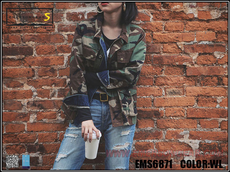 EmersongearS Chaqueta BDU estilo vintage para mujer