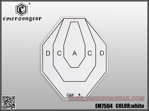 Objetivo de tiro de aluminio EmersonGear IPSC