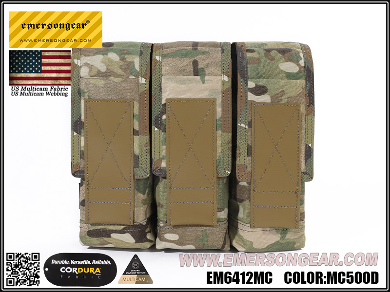 Emersongear 'battlefield'7.62 Estuche triple para cargador