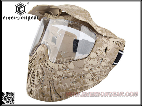 Máscara antigolpes de protección facial completa EmersonGear