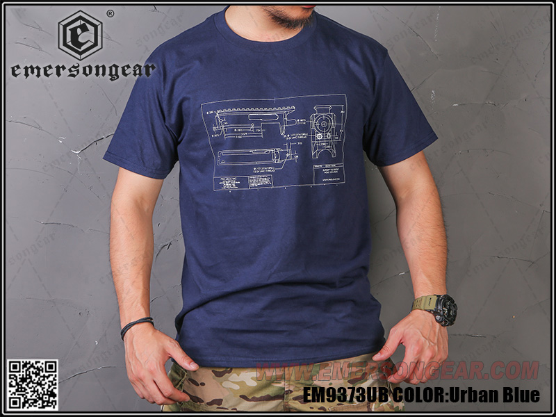 Camiseta de cultura militar de Emersongear - TIPO A