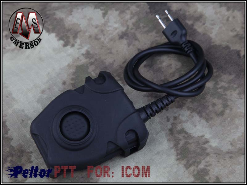 EmersonGear Peltor PTT para: interfaz ICOM