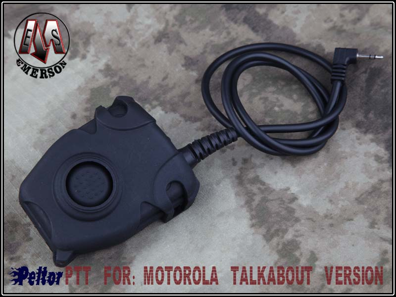 EmersonGear Peltor PTT para: Motorola de inserción única