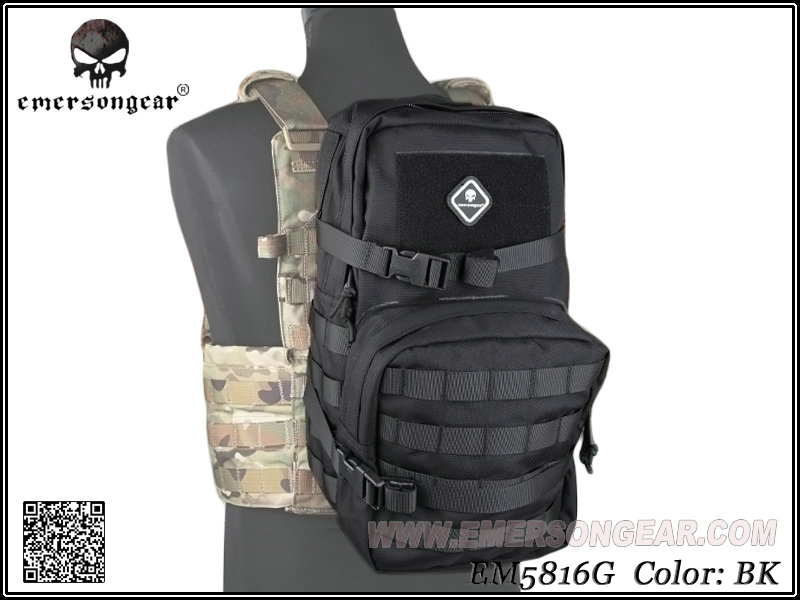 Mochila de asalto modular EmersonGear con bolsa de hidratación de 3 litros