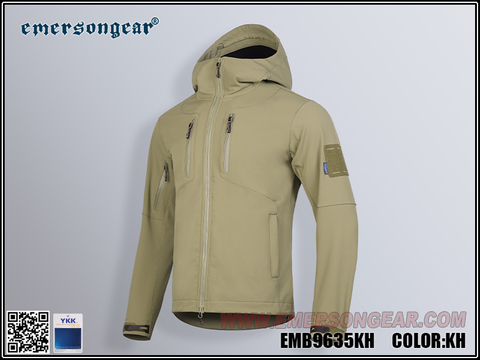 Chaqueta funcional EmersonGear con etiqueta azul 'Spinosaurus'