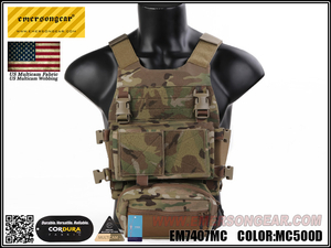 Conjunto de chaleco estilo Emersongear FCS con plataforma de pecho MK