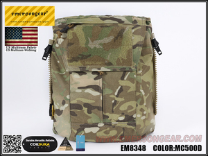 EmersonGear Bag Panel con cremalleraPARA AVS JPC2.0 CPC