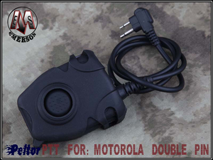 EmersonGear Peltor PTT para: Motorola doble inserción