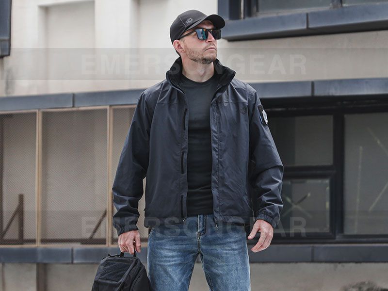 Emersongear ropa de trabajo al aire libre chaqueta táctica de nailon impermeable y transpirable 'Ocelot'
