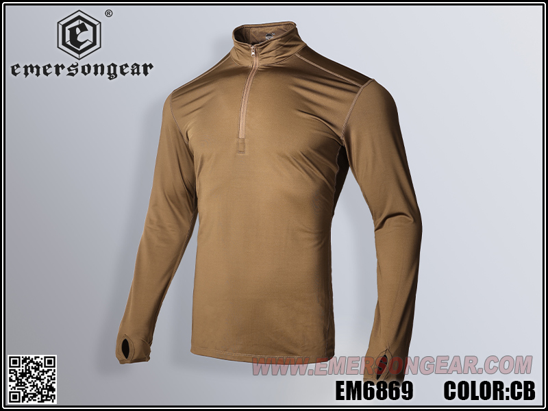 EmersonGear versión con cremallera ropa interior cálida y transpirable