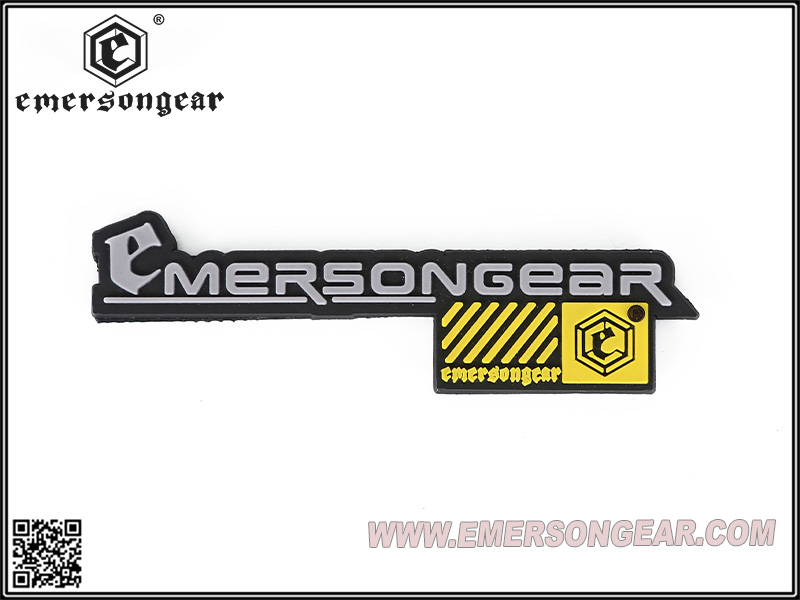 Parche de marca de PVC Emersongear 80*22mm