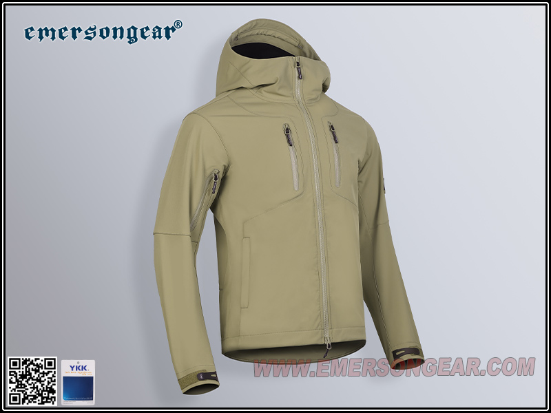 Chaqueta funcional EmersonGear con etiqueta azul 'Spinosaurus'