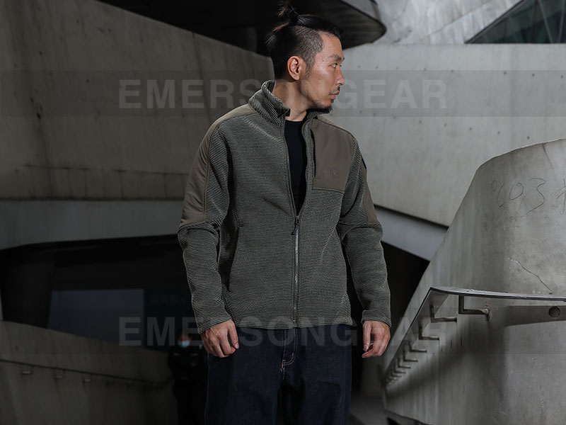 Emersongear Chaqueta polar táctica cálida y resistente al desgaste 'Muntjac'