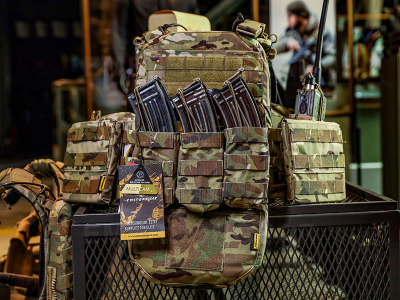  Emersongear 7.62 Bolsa táctica militar triple abierta para revistas